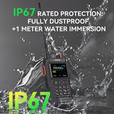 Radtel RT-660 IP67 GPS Bluetooth Dual Band VHF/UHF Two-Way Radio APRS  SATCOM KISS TNC Text Messaging, Aviation Band Scanner, NOAA Weather Alerts, USB-C Rechargeable Battery