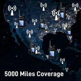 Radtel P88 Android POC Walkie Talkie Dual SIM Card Slot Long Range 5000 Miles Bluetooth NFC WiFi Fingerprint Unlock GPS Feature