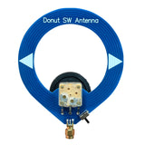 Mini Circle Antenna, Donut Shape MW/SW Loop Antenna, Frequency Range 4MHz-24MHz / 500kHz-2000KHZ for Radtel RT-860 UV-88 CB/HF/SSB