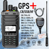 Radtel RT-860G Multi Band Ham Radio GPS HF UHF VHF Dual Band with AM USB LSB CW CB LW MW SW SSB Reception,1024 Channels, 2000mAh