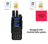 Radtel P80 POC Handheld Radio 5W Dual Mode Intercom SIM Card 4G Global Network Nationwide Coverage for Simulation & Public Netw