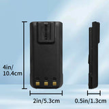 Walkie Talkie Li-ion Battery Pack 7.4v 2000mAh  for Radtel RT-860 Two Way Ham Radio