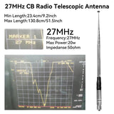 Radtel RTA-27 CB Antenna 27MHz High Gain Telescopic  SMA Female BNC for Radtel RT-860 RT-880 RT-880G UV-K5 Iradio UV-88 UV-98 Plus Radio