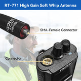 Radtel RT-771 38cm/14.96 Inch Dual Band Antenna 136-174/400-470MHz for Radtel RT-4D RT-900 RT-470X BAOFENG UV-5R/UV-13/UV-17