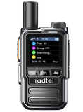 1 Pack Radtel P8 Rapid POC Radios Unlimited Range, 5000 Miles Above Walkie Talkie Nationwide Handheld PoC for Adults Rechargeable PTT, Long Distance Walkie-talkies
