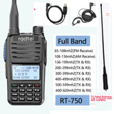 Radtel RT-750 Full Band Ham HT Radio 136-620Mhz Air frequency Receive Am FM Handheld Two-Way Radio Station UHF VHF Walkie Talkie
