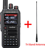 Radtel RT-463 8w Multi Band Ham Radio Amateur 2 Way Radio 199CH Rechargeable Walkie Talkie AM Air Aviation Band 3500mAh Type-c