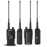 Radtel RT-495 10w IP67 Waterproof 6 Bands Amateur Ham Two Way Radio 256CH Aviation Air Band Walkie Talkie LCD Color Police Scan