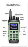 Radtel RT-330 Gps Bluetooth App Programming Amateur Radio 10W Power Full Band 136-520MHz TX RX Aviation Frequency  Receive NOAA