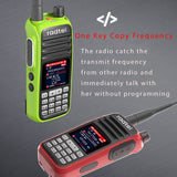 Radtel RT-420 6 Bands Amateur Ham Two Way Radio 256CH Air Band Walkie Talkie NOAA VOX USB SOS LCD Color Police Scanner Aviation