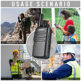 Radtel RT16 Walkie Talkie Rechargeable PMR Radio Long Range Two Way Radio License Free Type C for Adults Hotel Business Hiking