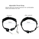Radtel Walkie Talkie Throat Mic Headset Transceiver Covert Tube Finger PTT Earpiece For RT-490 RT-470 RT-830 RT-890 RT-470X RT12