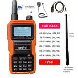 Radtel IP68 Waterproof NOAA Weather Channel Full Band Ham Amateur 2 Way Radio 199CH Walkie Talkie AM Air Aviation Band Satcom