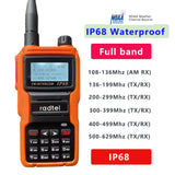 Radtel IP68 Waterproof NOAA Weather Channel Full Band Ham Amateur 2 Way Radio 199CH Walkie Talkie AM Air Aviation Band Satcom