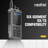 Radtel RT-880 10w Multi Band Ham Radio HF UHF VHF  with AM USB LSB CW CB LW MW SW SSB , 1024 Channels, Cross Band Repeaper
