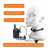 Radtel Walkie Talkie Throat Mic Headset Transceiver Covert Tube Finger PTT Earpiece For RT-490 RT-470 RT-830 RT-890 RT-470X RT12