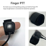 Radtel Walkie Talkie Throat Mic Headset Transceiver Covert Tube Finger PTT Earpiece For RT-490 RT-470 RT-830 RT-890 RT-470X RT12