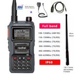 Radtel IP-68 Waterproof NOAA Weather Channel Full Band Ham Amateur 2 Way Radio IP68 199CH Walkie Talkie AM Air Aviation Band Satcom