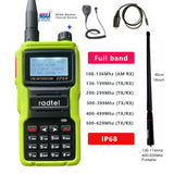 Radtel IP-68 Waterproof NOAA Weather Channel Full Band Ham Amateur 2 Way Radio IP68 199CH Walkie Talkie AM Air Aviation Band Satcom