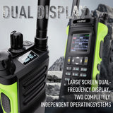 Radtel R8000 136-174/400-520Mhz Ham Radio Dual Display Air Band Walkie Talkie Long Range Portable Two-Way Radio Cross Band TX RX