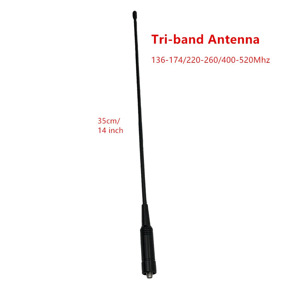 Tri-Band Flex Antenna 136-174//220-260/400-520Mhz for  Radtel Rt-490 Rt-470 Rt-890 Rt-470x RT-730