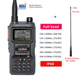 Radtel IP-68 Waterproof NOAA Weather Channel Full Band Ham Amateur 2 Way Radio IP68 199CH Walkie Talkie AM Air Aviation Band Satcom