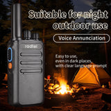 Radtel RT16 Walkie Talkie Rechargeable PMR Radio Long Range Two Way Radio License Free Type C for Adults Hotel Business Hiking
