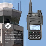 Radtel RT-750 Full Band Ham HT Radio 136-620Mhz Air frequency Receive Am FM Handheld Two-Way Radio Station UHF VHF Walkie Talkie