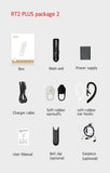 Radtel RT2 Hang-on Ear Mini Walkie Talkie 16CH Light weight Two Way Radio with Earpiece Dual PTT for Gift Kids Business
