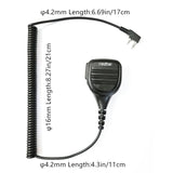 Radtel Two Way Radio Speaker Mic Walkie Talkie Shoulder Microphone For RT-493 Radtel RT-490 RT-830 RT-470 RT-470X RT-470L RT-495 RT-630 RT-890 RT12 RT-900 RT-860 RT-4D Radios