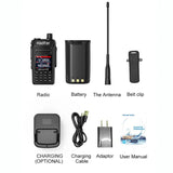 Radtel RT-495 10w IP67 Waterproof 6 Bands Amateur Ham Two Way Radio 256CH Aviation Air Band Walkie Talkie LCD Color Police Scan