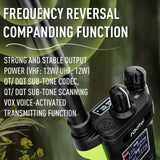 Radtel R8000 136-174/400-520Mhz Ham Radio Dual Display Air Band Walkie Talkie Long Range Portable Two-Way Radio Cross Band TX RX