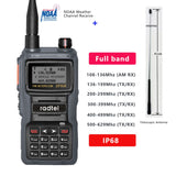 Radtel IP-68 Waterproof NOAA Weather Channel Full Band Ham Amateur 2 Way Radio IP68 199CH Walkie Talkie AM Air Aviation Band Satcom