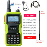 Radtel IP68 Waterproof NOAA Weather Channel Full Band Ham Amateur 2 Way Radio 199CH Walkie Talkie AM Air Aviation Band Satcom