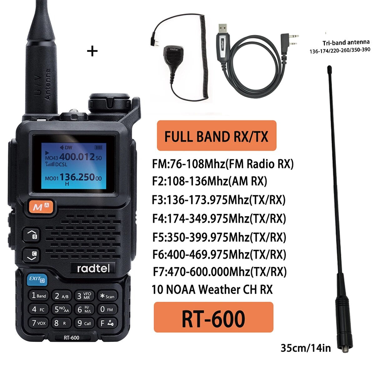 Baofeng Uv-5r Uhf Vhf Walkie Talkie Set