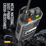 2pcs Radtel RT-860 Multi Band Ham Radio HF UHF VHF Dual Band with AM USB LSB CW CB LW MW SW SSB Reception, 1024 Channels