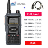 Radtel IP-68 Waterproof NOAA Weather Channel Full Band Ham Amateur 2 Way Radio IP68 199CH Walkie Talkie AM Air Aviation Band Satcom