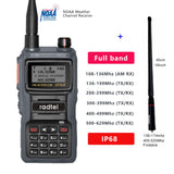 Radtel IP-68 Waterproof NOAA Weather Channel Full Band Ham Amateur 2 Way Radio IP68 199CH Walkie Talkie AM Air Aviation Band Satcom