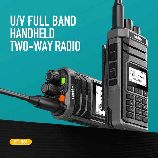 Radio Amateur Radtel RT-860G Multi-bandes HF/UHF/VHF - Réception AM/FM/SSB/CB, GPS, 1024 Canaux, Batterie 2000 MAh - 1