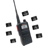 Radtel RT-10W Bluetooth Waterproof  Ham Radio, Amateur 2 Way Radio, 199CH Walkie Talkie, AM Air Aviation Band, 10W, 136-630MHz