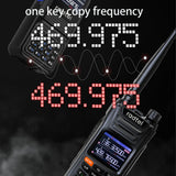 Radtel RT-620 GPS 10W 136-620Mhz Amateur Ham Two Way Radio 999CH Air Band Walkie Talkie Color LCD Police NOAA  Aviation