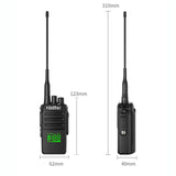Radtel RT-493 10w IP67 GMRS Waterproof UHF 400-470Mhz Business Two Way Radio 199Ch Fast Copy Frequency Walkie Talkie usb-c