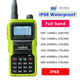 Radtel IP68 Waterproof NOAA Weather Channel Full Band Ham Amateur 2 Way Radio 199CH Walkie Talkie AM Air Aviation Band Satcom