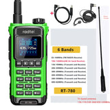 Radtel RT-780 136-620Mhz Amateur Walkie-Talkies Air Band Radio Receiver Long Range Portable Two-Way Ham Radio Transceiver USB-C