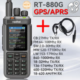 [Pre-Sale, Ship within 30 days] Radtel RT-880G GPS/APRS 10w Multi Band Ham Radio HF UHF VHF  with AM USB LSB CW CB LW MW SW SSB , 1024 Channels, Cross Band Repeater