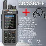 Radtel RT-880 10w Multi Band Ham Radio HF UHF VHF  with AM USB LSB CW CB LW MW SW SSB , 1024 Channels, Cross Band Repeaper