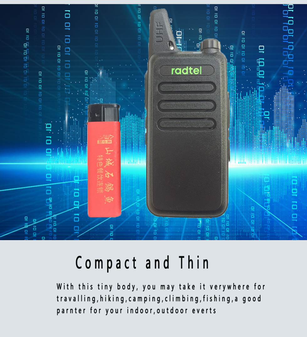 RADTEL RT-10 Mini Radio Small walkie talkie