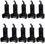 Walkie Talkie Belt Clip Compatible with Two Way Radio WLN KD-C1 Radtel RT-10 Luiton LT-316 TIDRADIO TD-M8 RT22 Zastone X6 Zeadio ZS-B1 NKTECH NK-U1 Radioddity R1 (10 Pack)