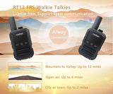 Radtel RT12 FRS Portable Two Way Radio Communicator Walkie-Talkies for Hotel Business