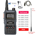 Radtel IP68 Waterproof NOAA Weather Channel Full Band Ham Amateur 2 Way Radio 199CH Walkie Talkie AM Air Aviation Band Satcom